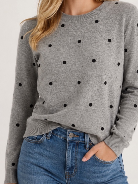 J. Crew Sweaters - J. Crew Light Gray Crewneck Sweater